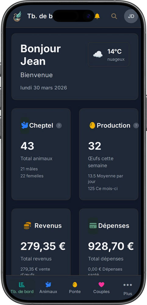 AviarySoft en version mobile (PWA)